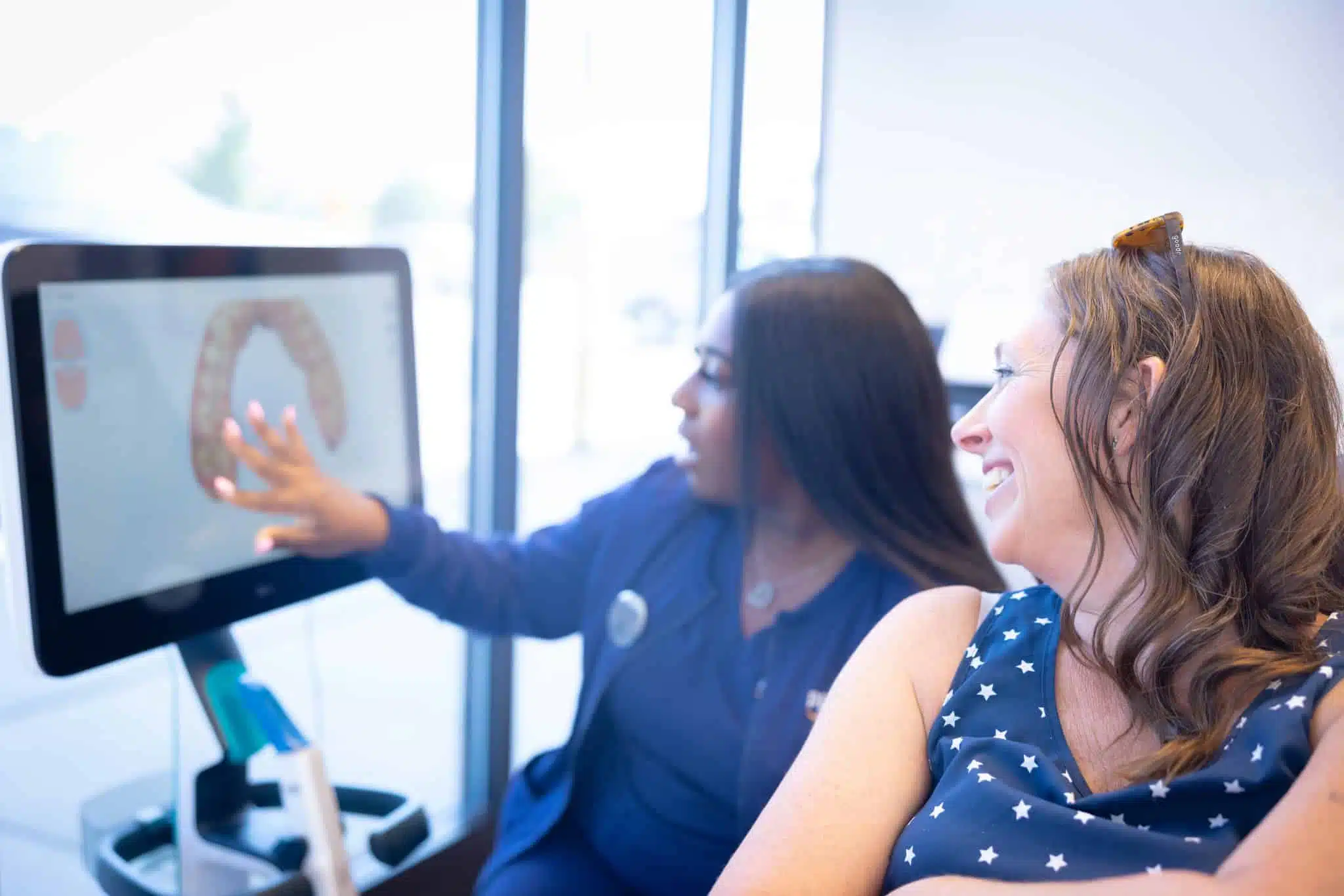 Patient Candid at Petrous Orthodontics in Royal Oak, MI