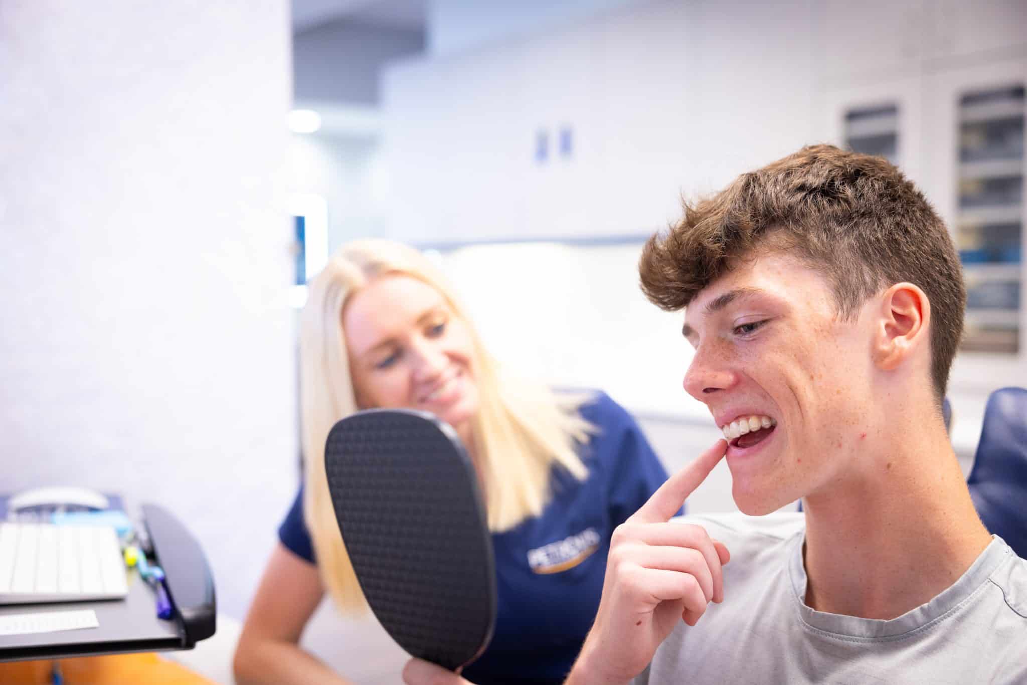Patient Candids at Petrous Orthodontics in Royal Oak, MI
