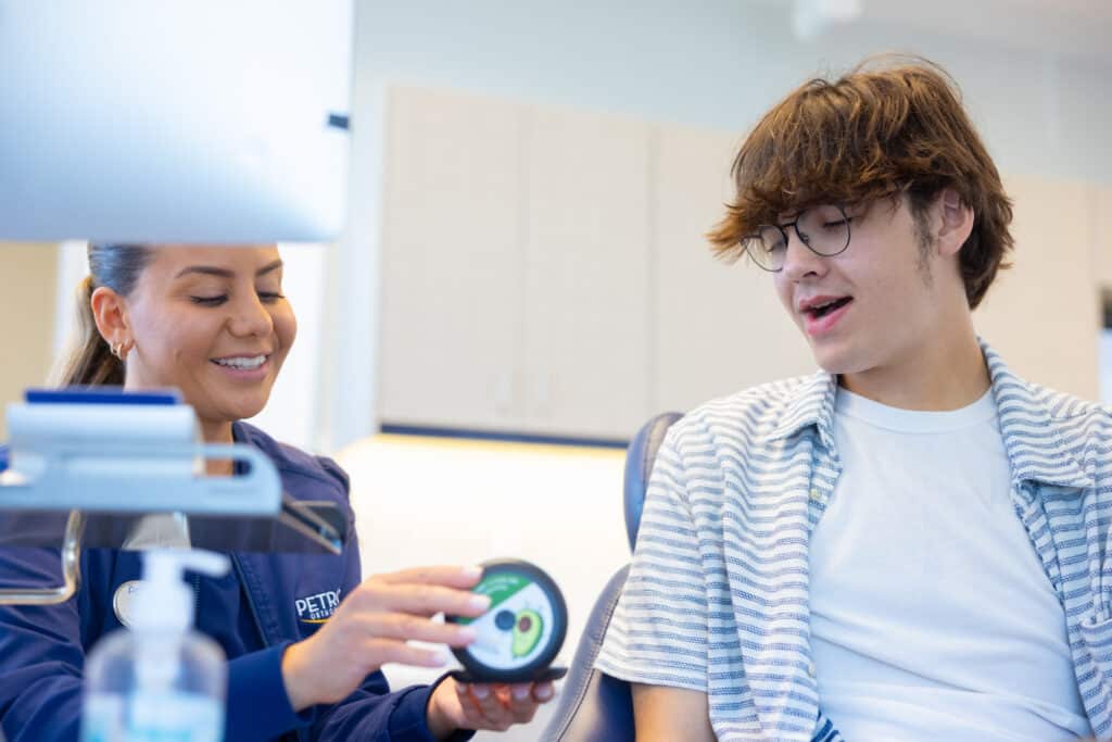 Petrous Orthodontics staff candid photo in Royal Oak, MI